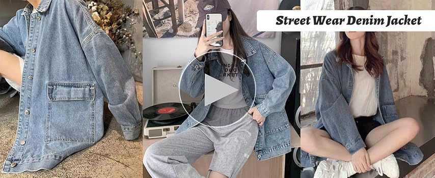 新品未使用OVER SIZE DENIM JACKET WITH CULOTTE 91Z2DyP6DQL._UY1000_.jpg